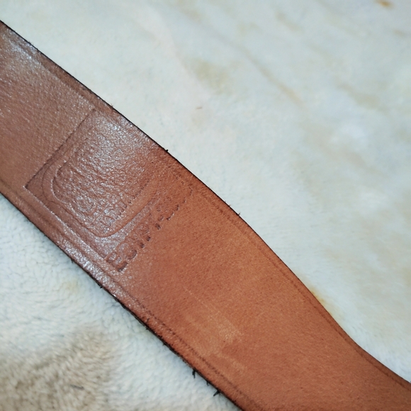 Vtg 80s/90s Boho Whimsygoth Genuine Egyptian Leather Crossbody Messenger Bag - Picture 5 of 16